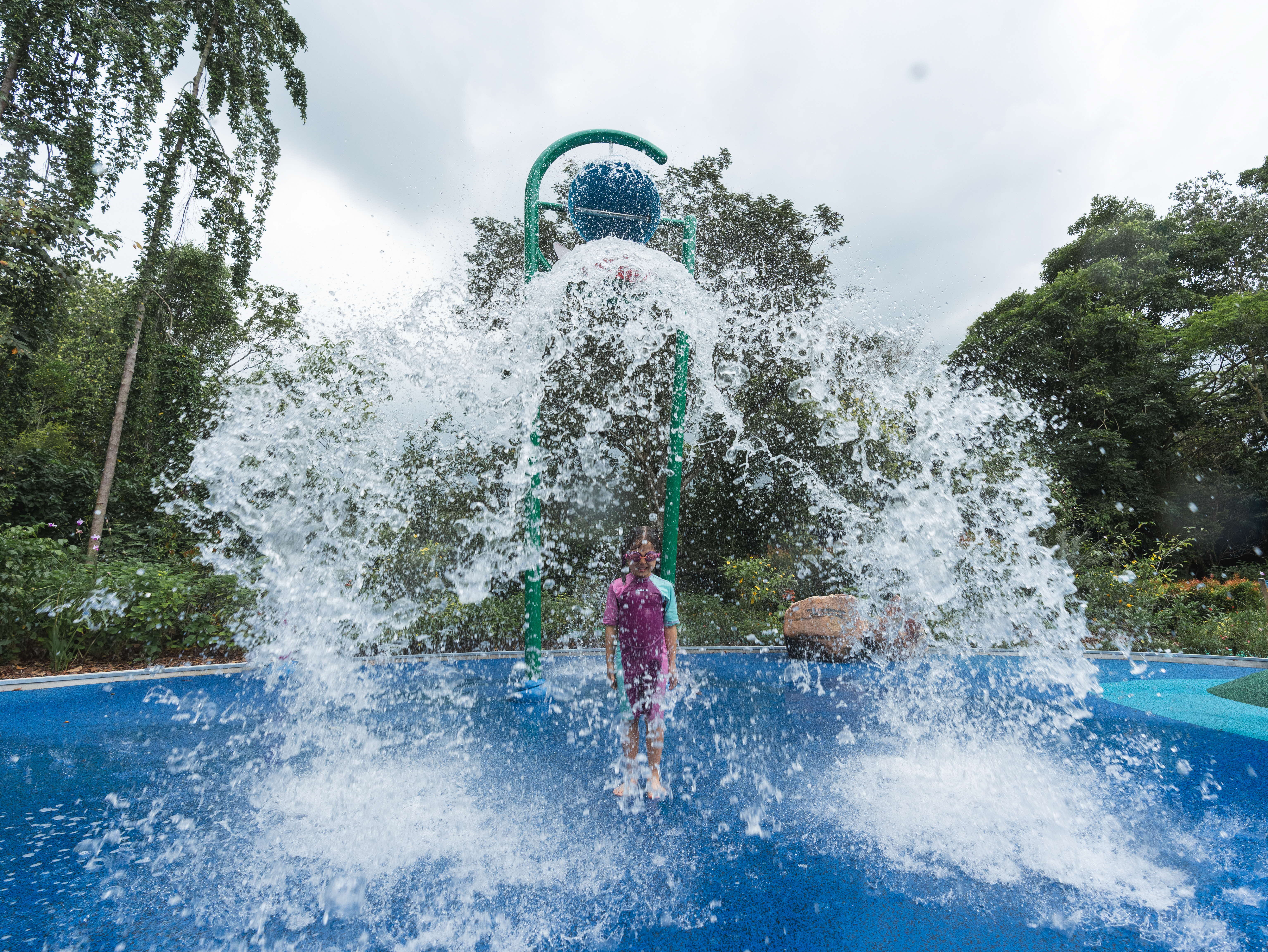 Water Play at Jacob Ballas Children's Garden